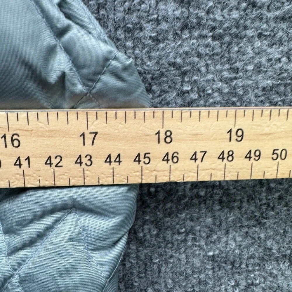 Eddie Bauer Premium Goose Down Vest Womens S Gray‎ Quilted Full Zip Outdoor